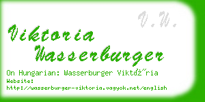viktoria wasserburger business card